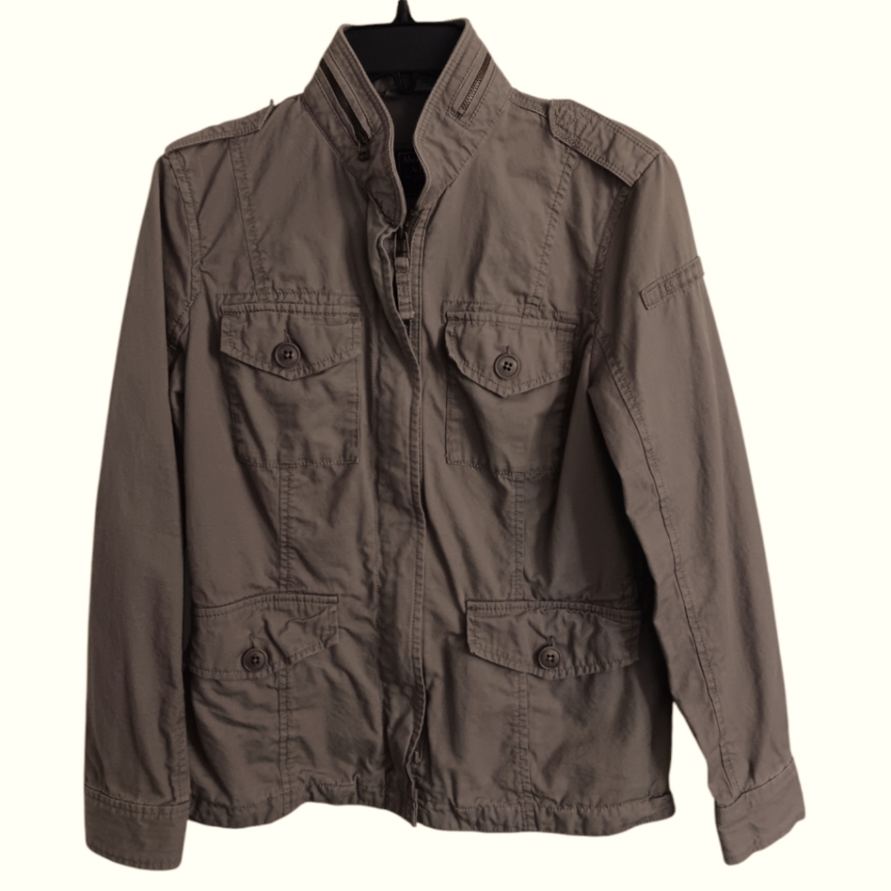 Abercrombie & Fitch Army Jacket, Green, size Medium, EUC!